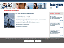 Tablet Screenshot of interpars.com